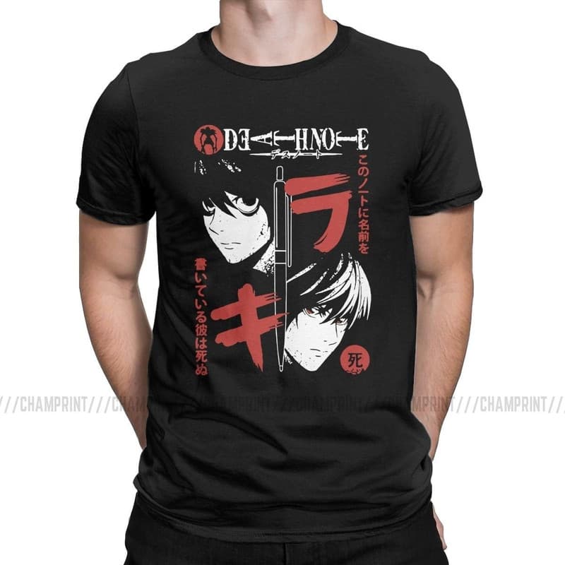 Foto de Camiseta vintage talla L Lawliet y Light Yagami de Death Note