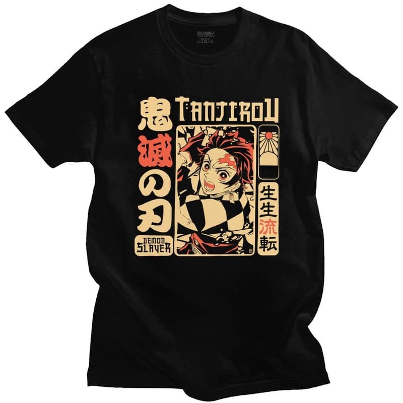 Foto de producto Camiseta Ilustradas de Tanjiro Kamado