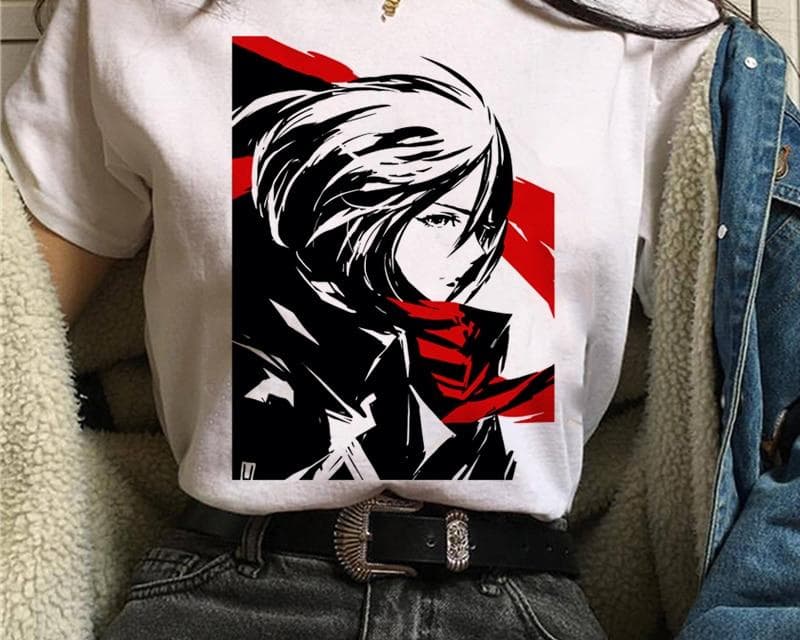 Foto de Camiseta estampada con Eren de Shingeki No Kyojin