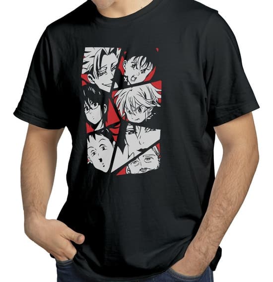 Foto de producto Camiseta estampada de Nanatsu no Taizai