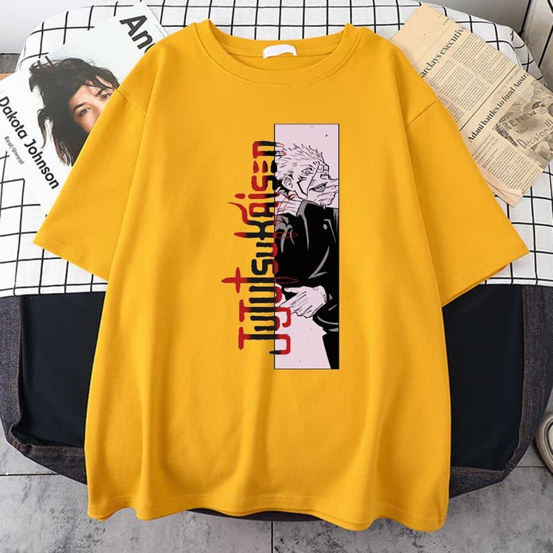 Foto de producto Camiseta estampada con Yuuji modo Sukuna del Jujutsu Kaisen