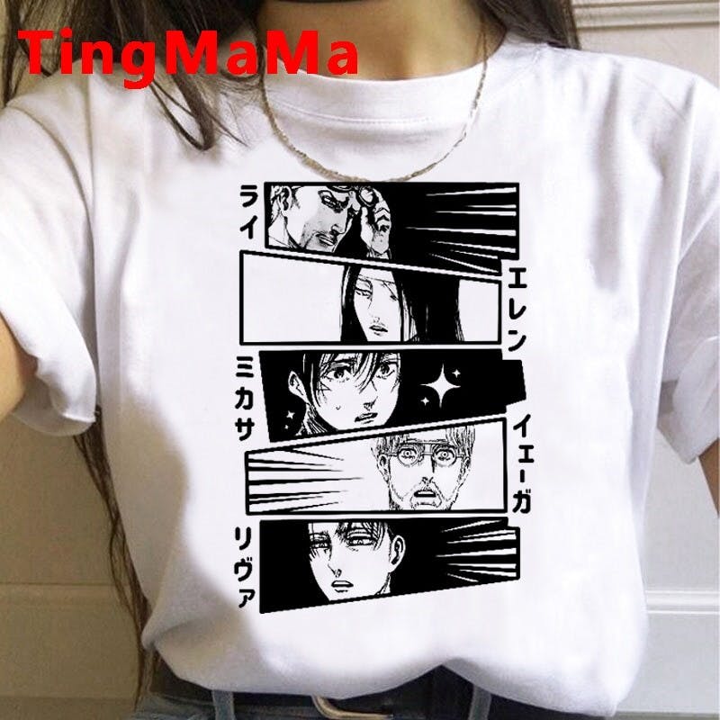 Foto de producto Camiseta estampada de Shingeki No Kyojin