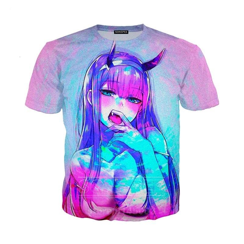 Foto de producto Camiseta con estampado 3D de Darling In The FranXX