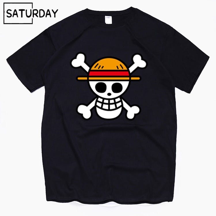 Foto de Camisetas de algodón de Luffy de One Piece Unisex